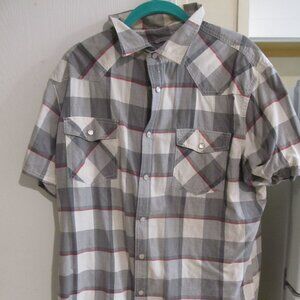 Mossimo XL Western Pearl Snap Shirt